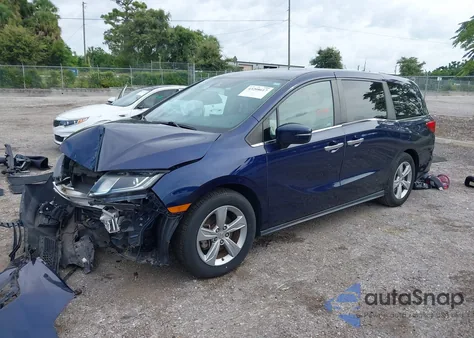 2019 Honda Odyssey Ex-L из США, поврежденный, VIN 5FNRL6H77KB012816